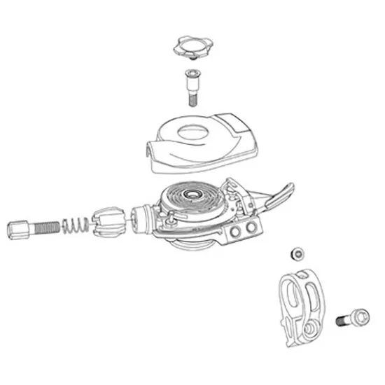 SRAM X01 Eagle Right Red Shift Lever Trigger Cover Kit Täcklock, Black, One Size SRAM X01 Eagle Right Red Shift Lever Trigger Cover Kit Täcklock, Black, One Size