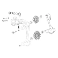 SRAM Xx1 Eagle Axs 11.7518.092.000 Stabilisatormontering SRAM Xx1 Eagle Axs 11.7518.092.000 Stabilisatormontering