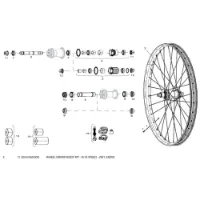 SRAM Zm1 3zero Freehub-kropp SRAM Zm1 3zero Freehub-kropp