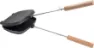 Stabilotherm Grilljärn, Black/Steel/Wood, One Size