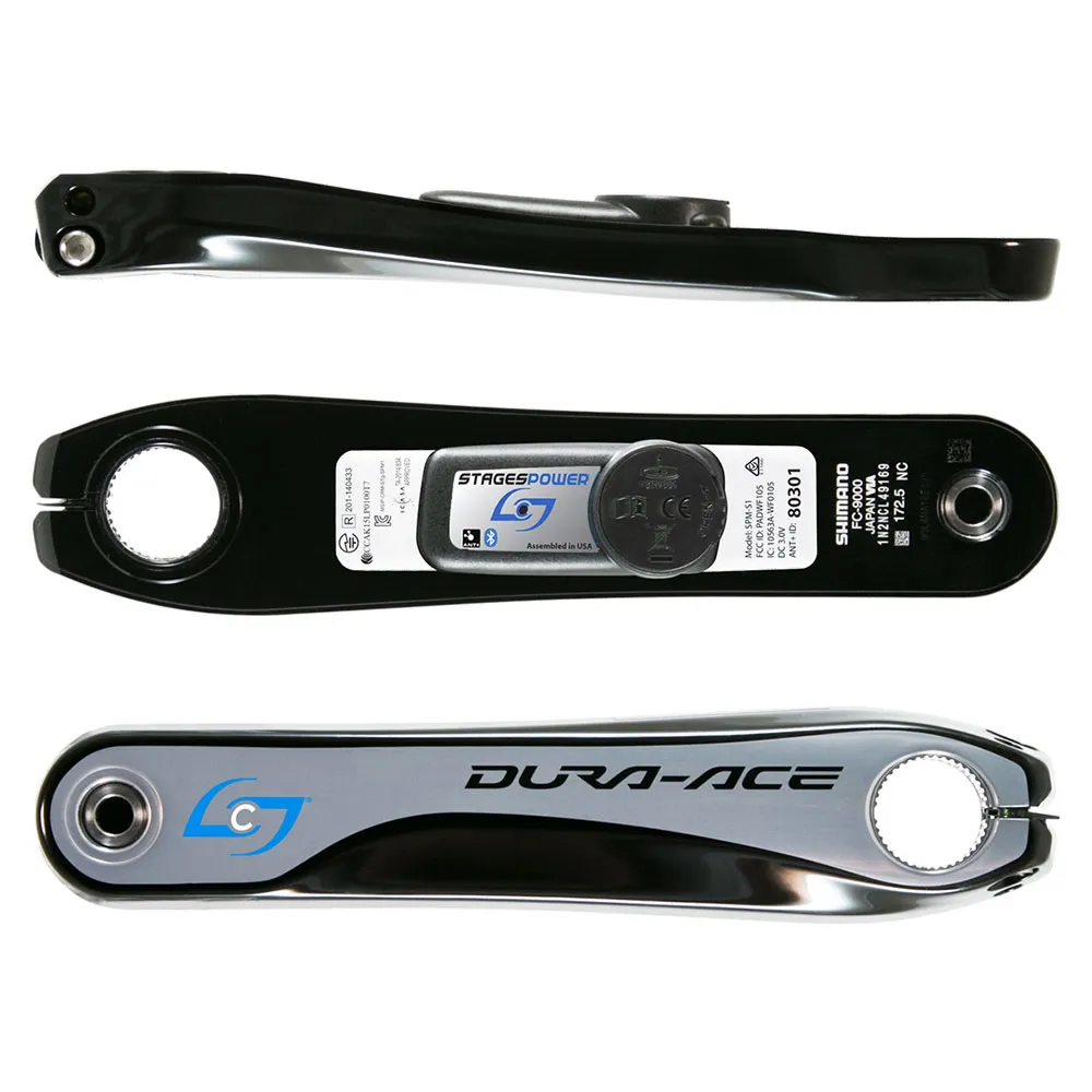 Stages Cycling Shimano Dura-ace 9000 Vänster Vevarm Med Effektmätare Refurbished Stages Cycling Shimano Dura-ace 9000 Vänster Vevarm Med Effektmätare Refurbished