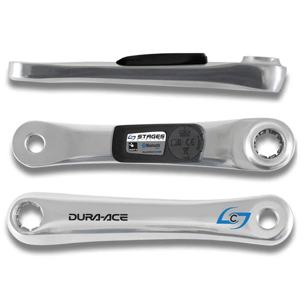 Stages Cycling Shimano Dura Ace Track 7710 Vänster Vevarm Med Effektmätare, 175mm