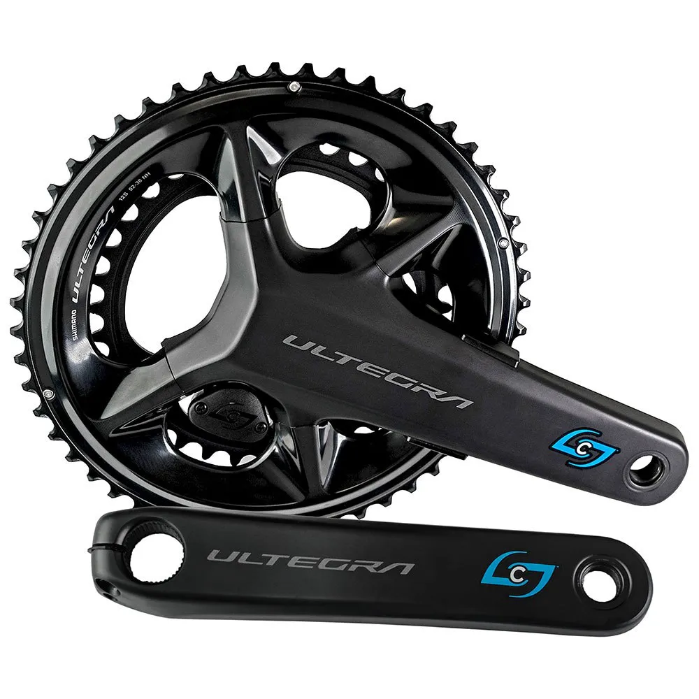 Stages Cycling Shimano Ultegra R8100 Vevparti Med Effektmätare, Black, 175mm, 50-34t