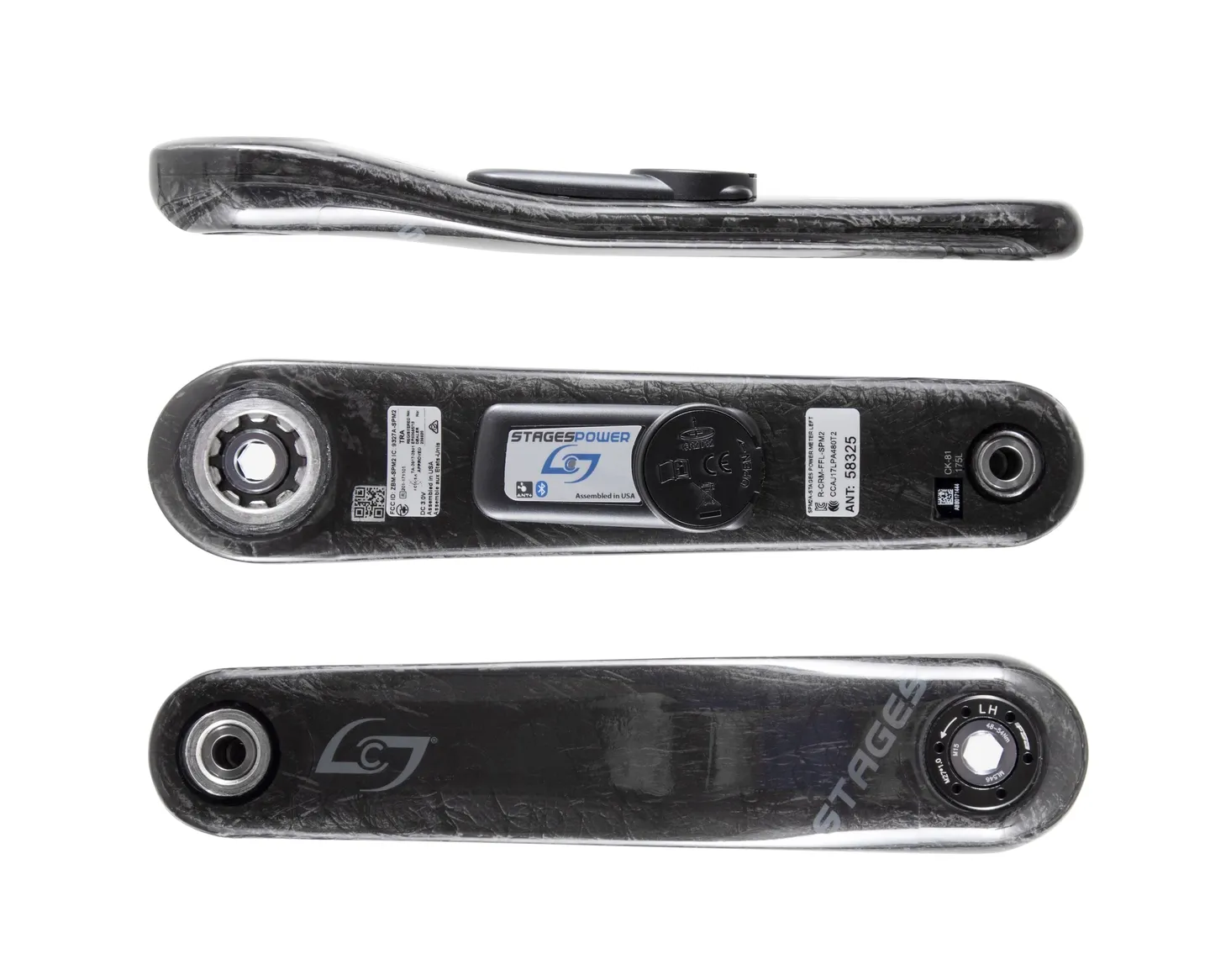 Stages Cycling Stages SRAM Rival GXP Gen3 effektmätare, 170mm Stages Cycling Stages SRAM Rival GXP Gen3 effektmätare, 170mm