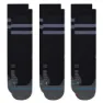 Stance Run Light Crew-strumpor 3 Par male, Black