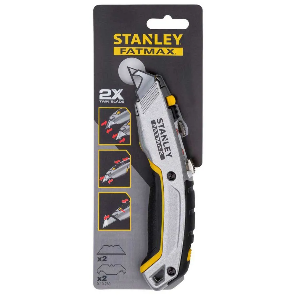 Stanley Fatmax Pro Retractable Skärare, Yellow / black / silver, One Size
