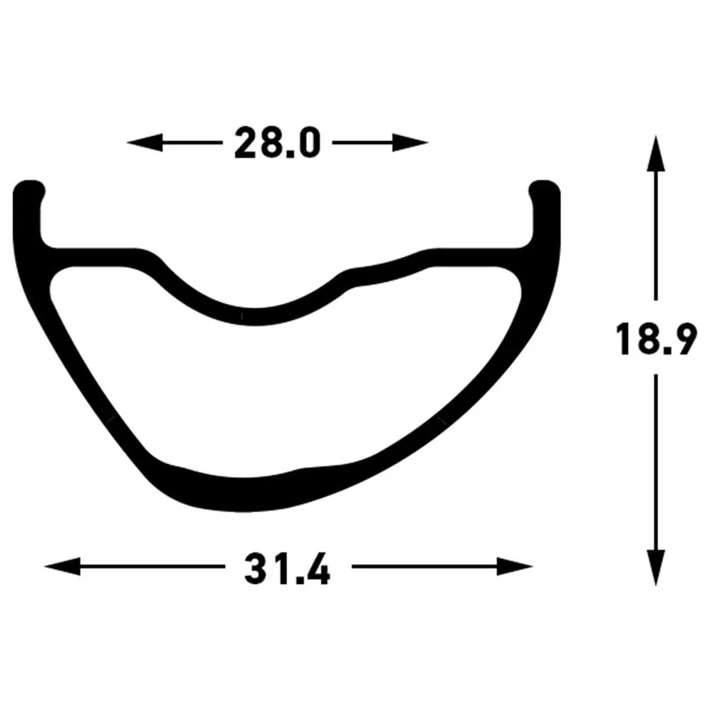 Stans Arch Mk4 Rim Fälg, Black / grey, 650B-27.5" 28H