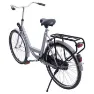 Steco Power Safety Bakre Pakethållare, Black, 28"