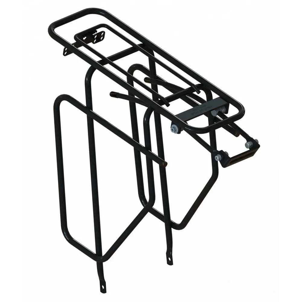 Steco Tubic Slim Bakre Pakethållare, Black, 28"