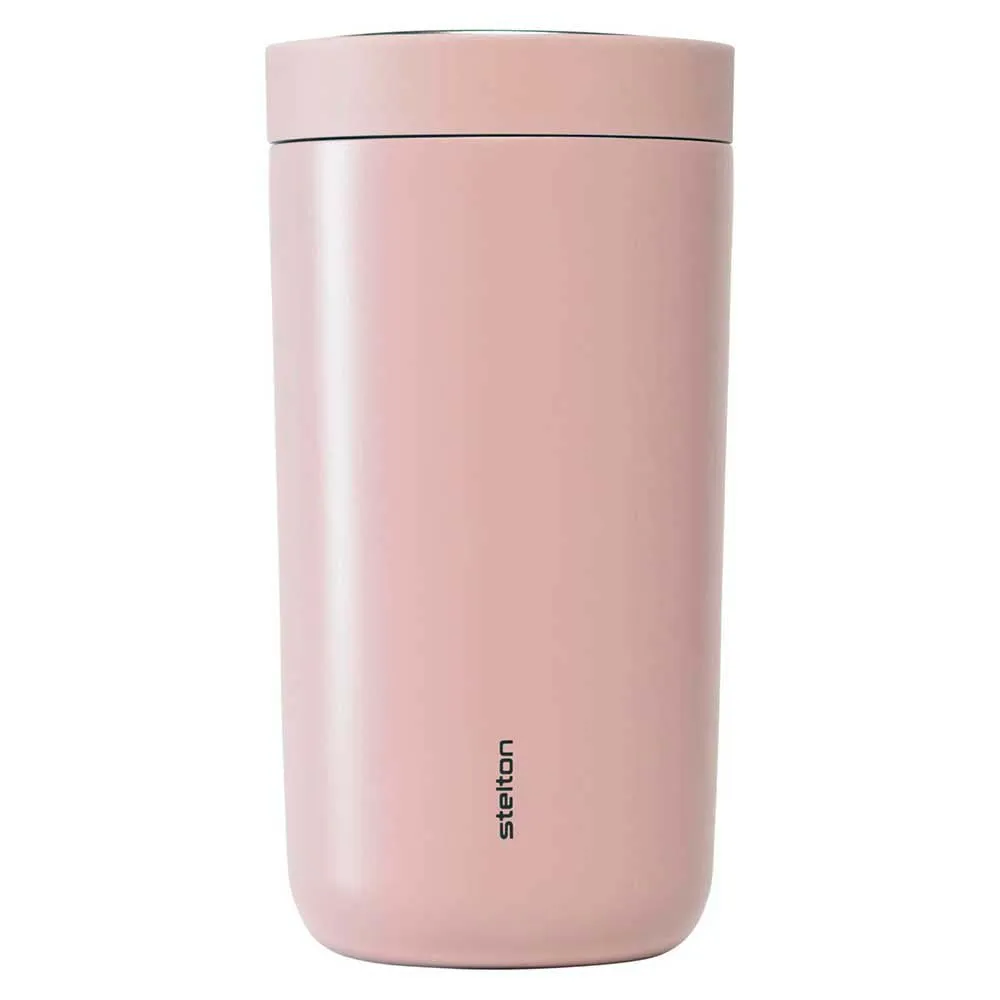 Stelton To Go Click Cup 200ml Stainless Steel Termosflaska, Pink, One Size