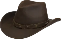 Stetson Calf Split Western Leather Hat Stetson Calf Split Western Leather Hat