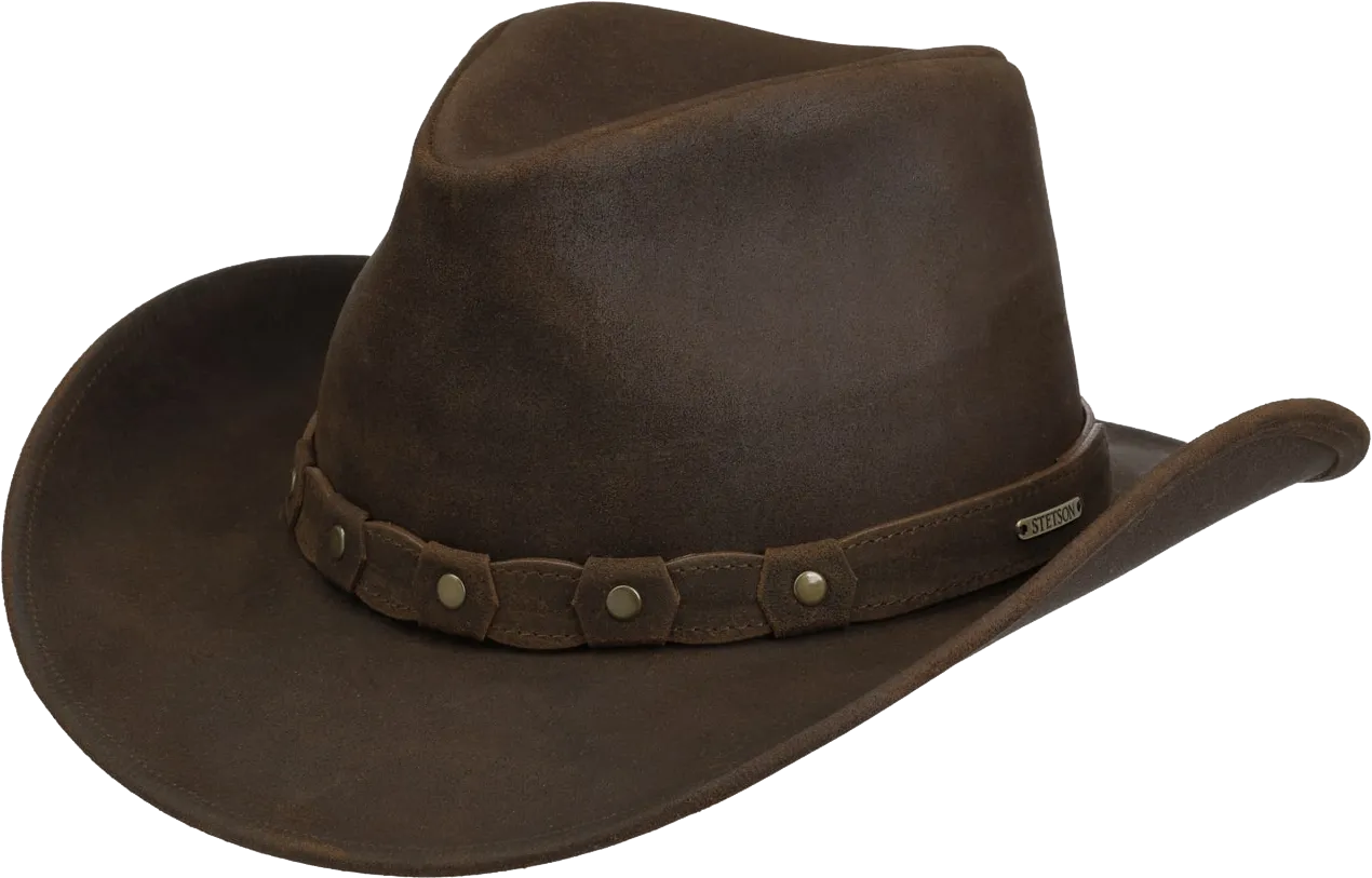 Stetson Calf Split Western Leather Hat Stetson Calf Split Western Leather Hat