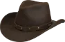 Stetson Calf Split Western Leather Hat