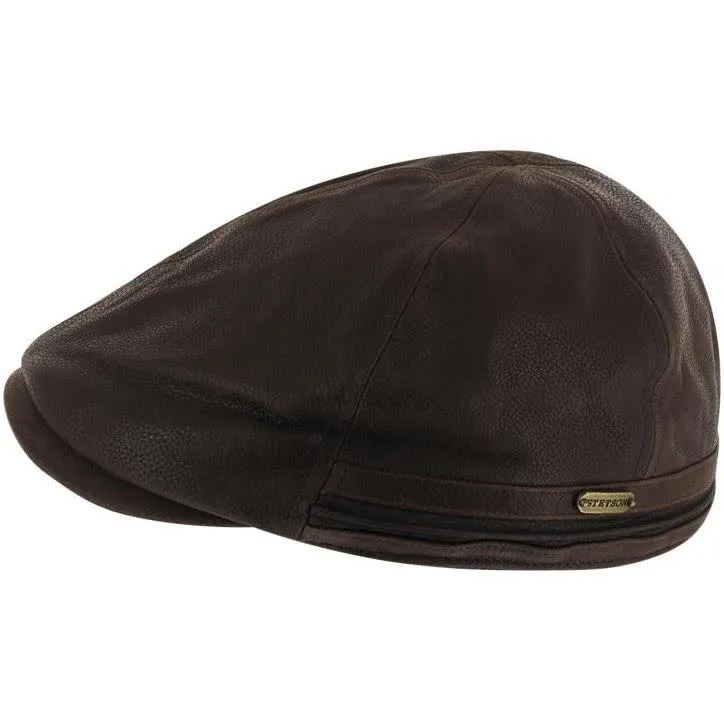 Stetson Duck Cap Cowhide, Brown