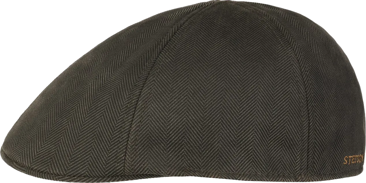 Stetson Men's Herringbone Duck Flat Cap Stetson Men's Herringbone Duck Flat Cap