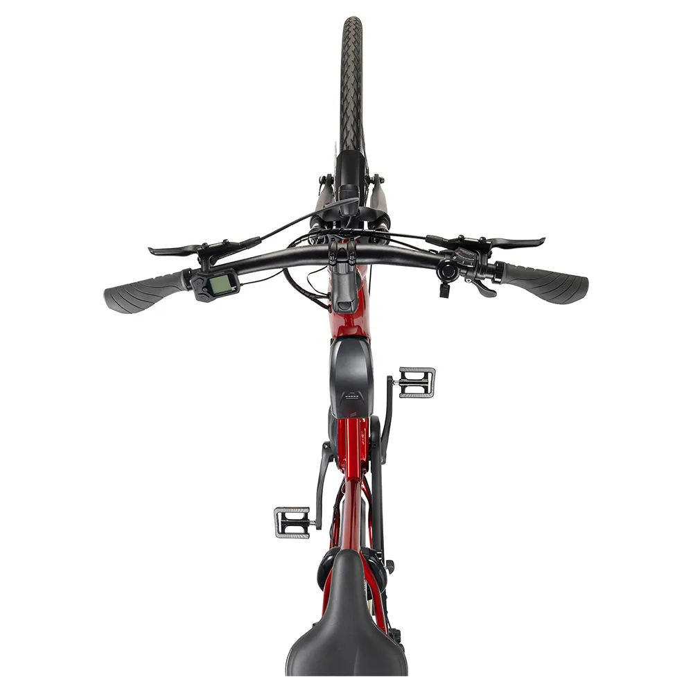 Stevens E-bormio Luxe Forma 2025 Elcykel, Metallic red, 52, 630Wh