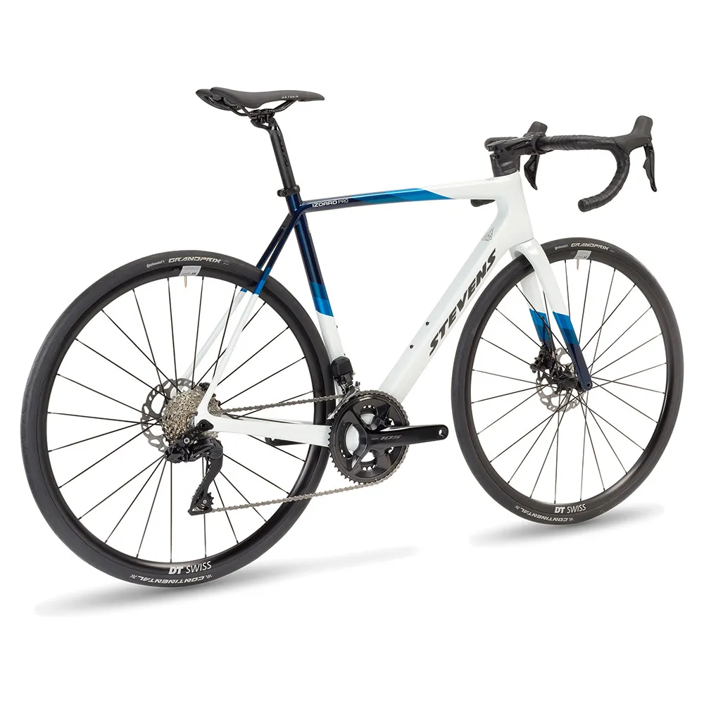 Stevens Izoard 105 Di2 2024 Racercykel, Carrera white / blue