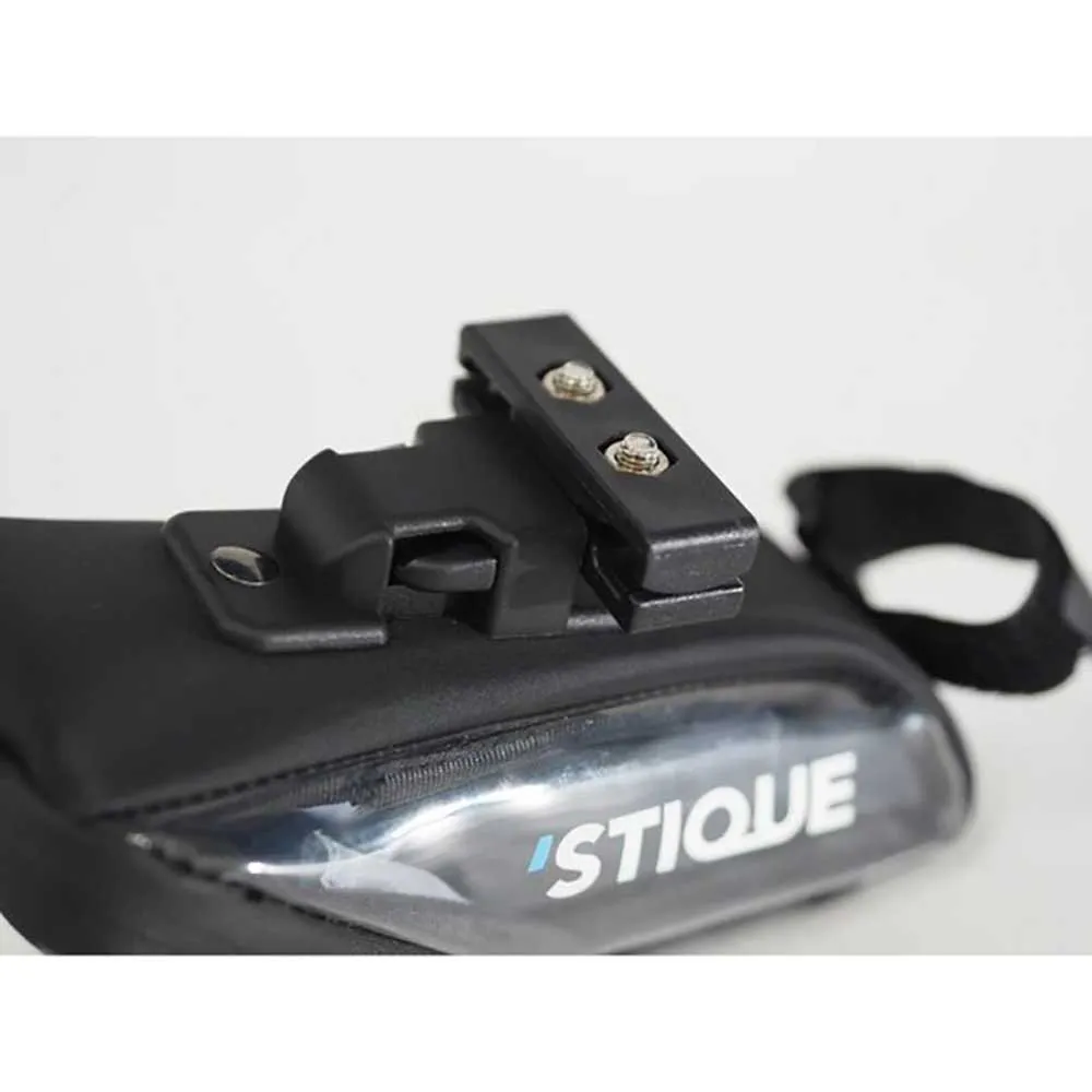 Stique Saddleguard 500ml Sadeltaske, Grey / white, One Size