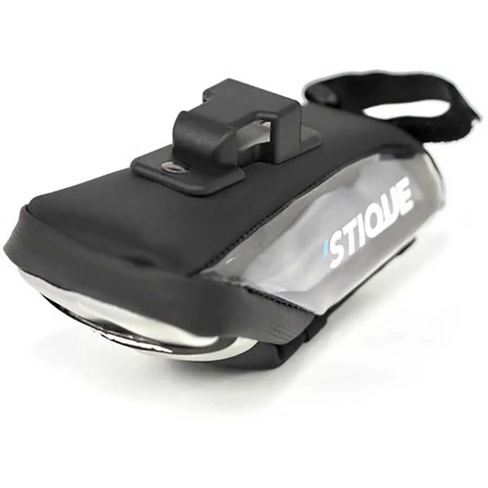 Stique Saddleguard 500ml Sadeltaske, Grey / white, One Size