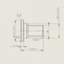 Stone St-100 Vevparti Skruvsats 8 Enheter, Silver, One Size