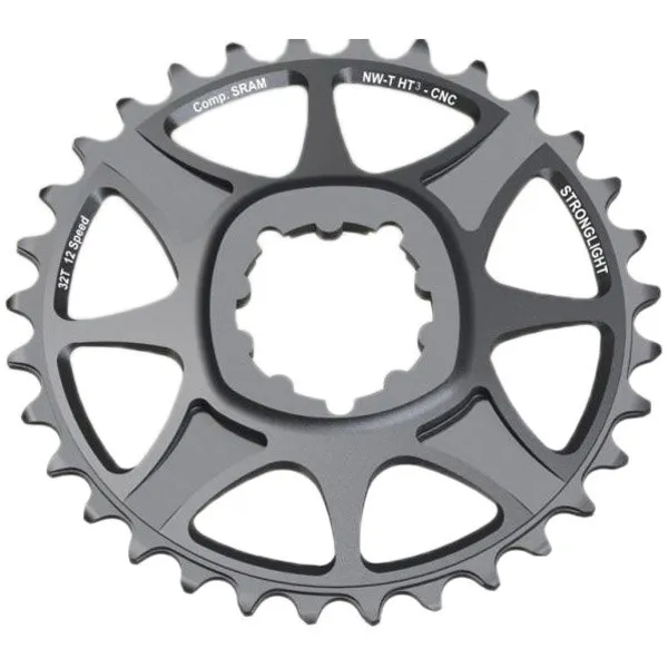 STRONGLIGHT Compatible Eagle 6 Mm Offset Kedjehjul, Black, 34t