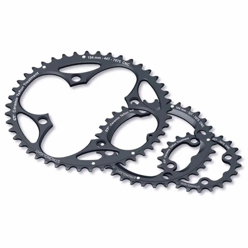STRONGLIGHT Ct2 1st Position 104 Bcd Kedjehjul, Black, 44t STRONGLIGHT Ct2 1st Position 104 Bcd Kedjehjul, Black, 44t
