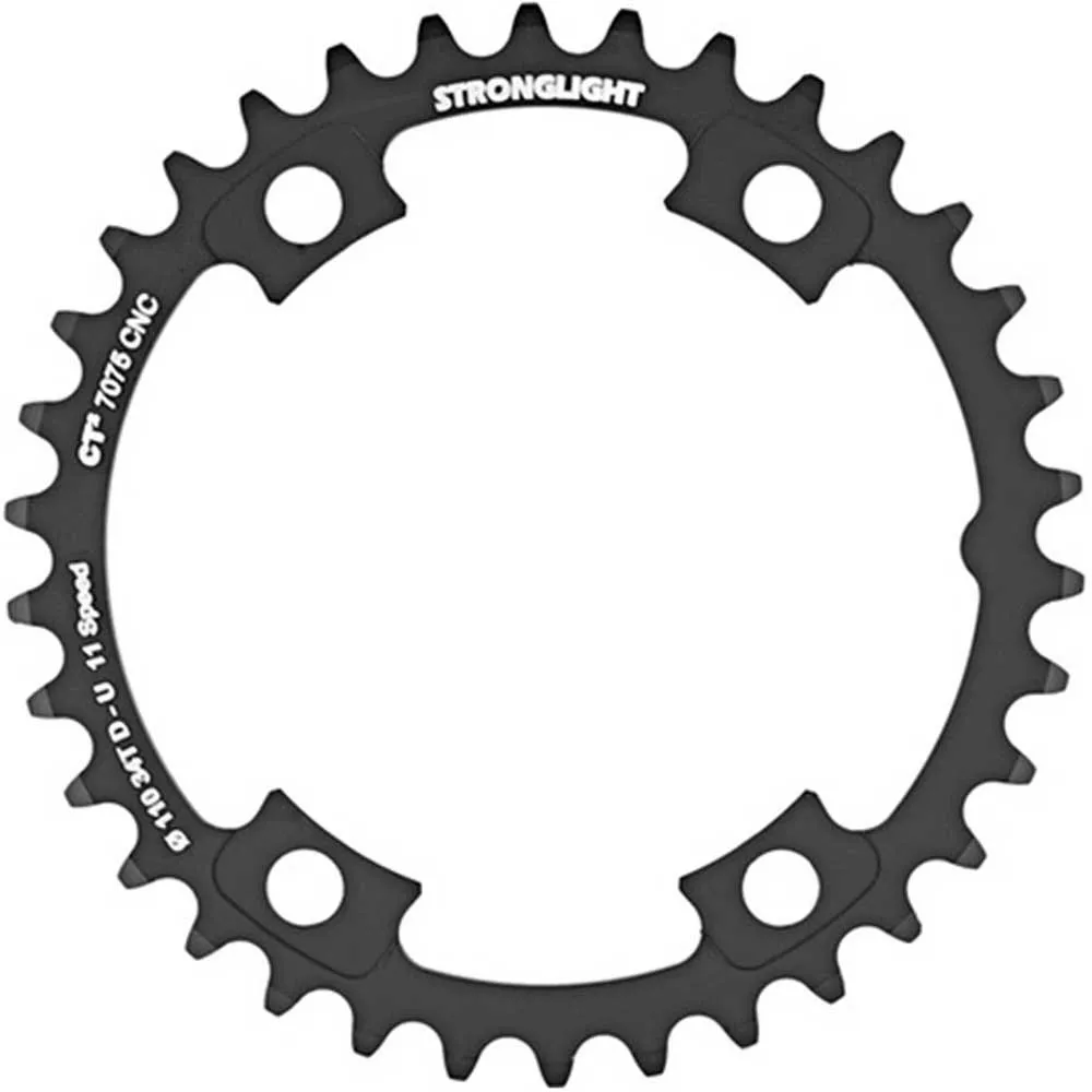 STRONGLIGHT Ct2 Interior 4b 110 Shimano 9000/6800 Kedjehjul, Black, 36t
