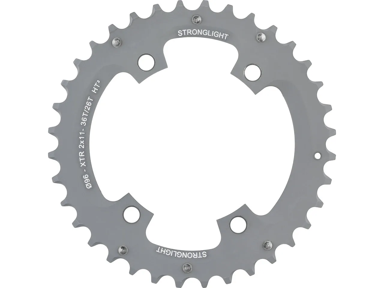 STRONGLIGHT HT3 Kettenblatt Shimano FC-M9000 11-fach, 4-Arm, 96/64 mm Lochkreis
