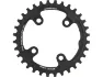 STRONGLIGHT Kettenblatt SRAM XX1 11-fach, 4-Arm, 76 mm Lochkreis, Black, 32t