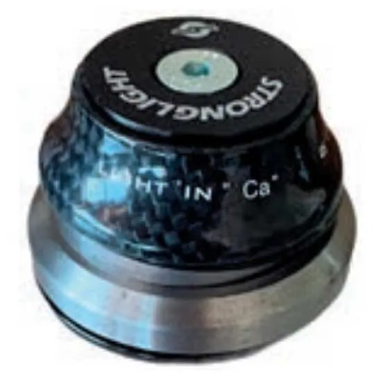 STRONGLIGHT Light In Carbon 1 1/8´´ Integrerat Styrlager, Black, One Size
