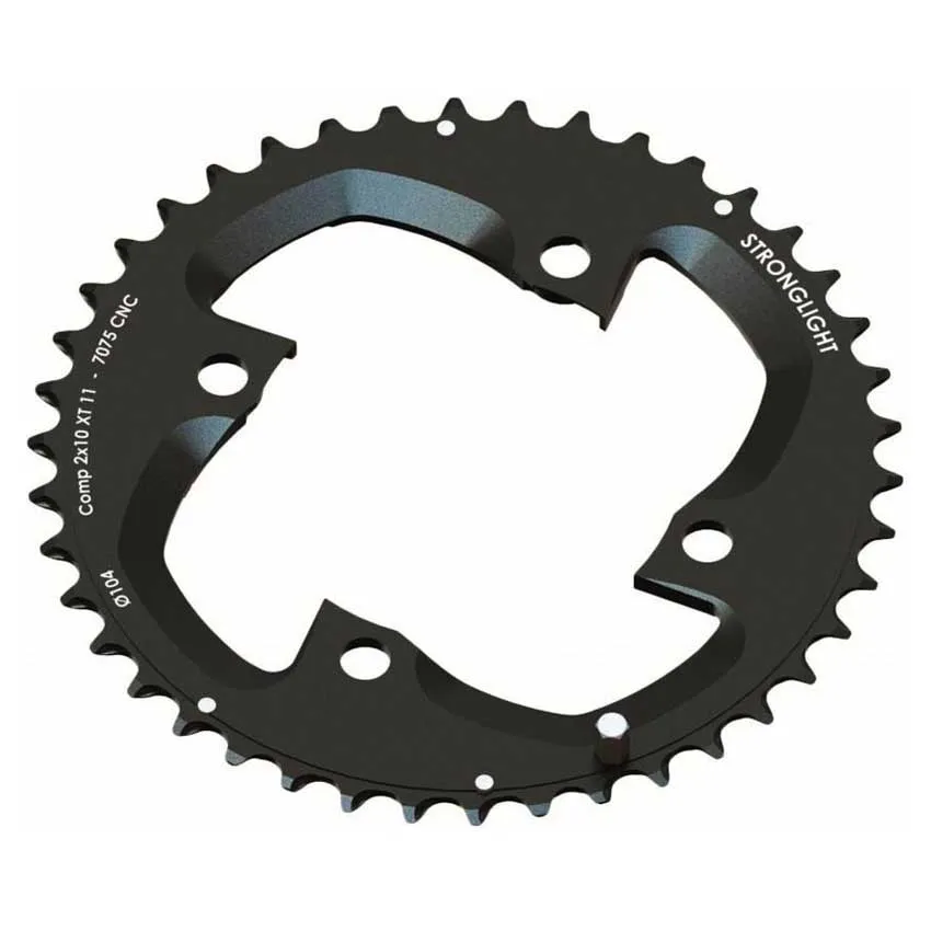 STRONGLIGHT Mtb 4b 104 Bcd Kedjehjul, Black, 39t