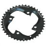 STRONGLIGHT Mtb Exterior 4b Shimano Xt M785 104 Bcd Kedjehjul, Black, 38t
