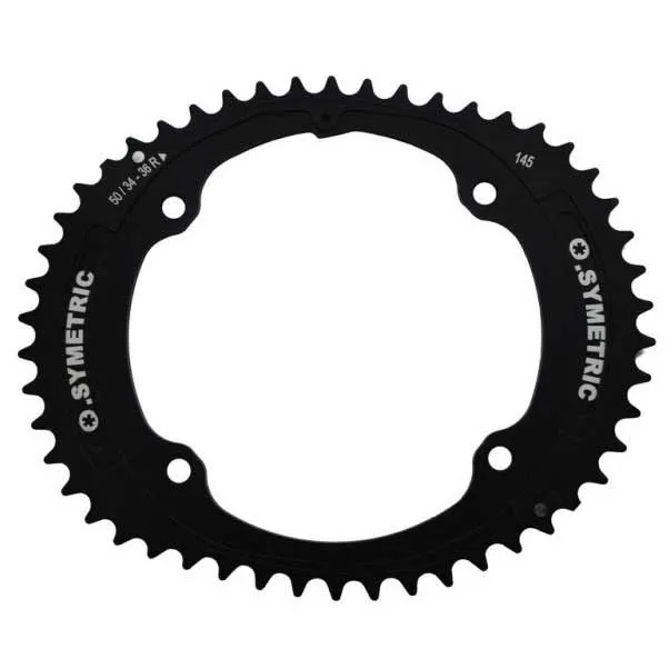 STRONGLIGHT Osymetric 4b Campagnolo 145/122 Bcd Kedjehjul, Black, 52-38t