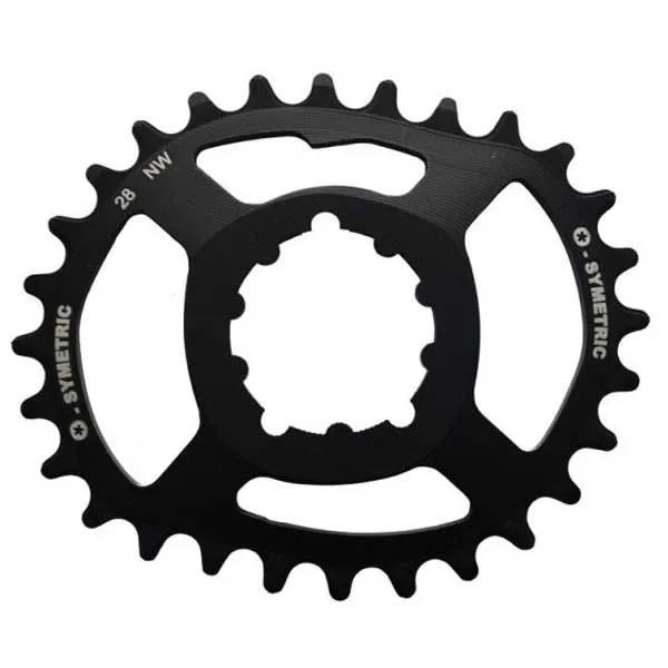STRONGLIGHT Osymetric Sram Direct Mount 6 Mm Offset Kedjehjul, Black, 30t