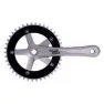 Sturmey Archer Vevparti, Black / silver, 170mm, 42t