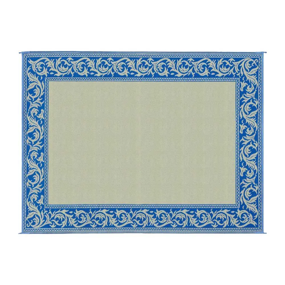 Stylish Camping Classic Ra3 Matta, Blue / beige, 2.74 x 3.65m
