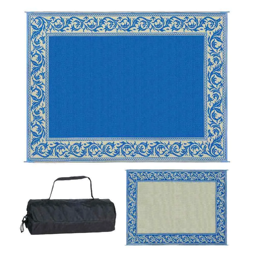 Stylish Camping Classic Ra3 Matta, Blue / beige, 2.74 x 3.65m