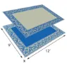 Stylish Camping Classic Ra3 Matta, Blue / beige, 2.74 x 3.65m