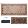 Stylish Camping Deer Pe1 Matta, Black / brown / beige, 2.43 x 5.48m