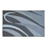 Stylish Camping Graphic Ga1 Matta, Black / silver, 2.43 x 3.65m