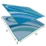 Stylish Camping Graphic Ga3 Matta, Blue / green, 2.43 x 3.65m