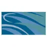 Stylish Camping Graphic Gb3 Matta, Blue / green, 2.43 x 4.87m
