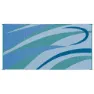 Stylish Camping Graphic Gb3 Matta, Blue / green, 2.43 x 4.87m