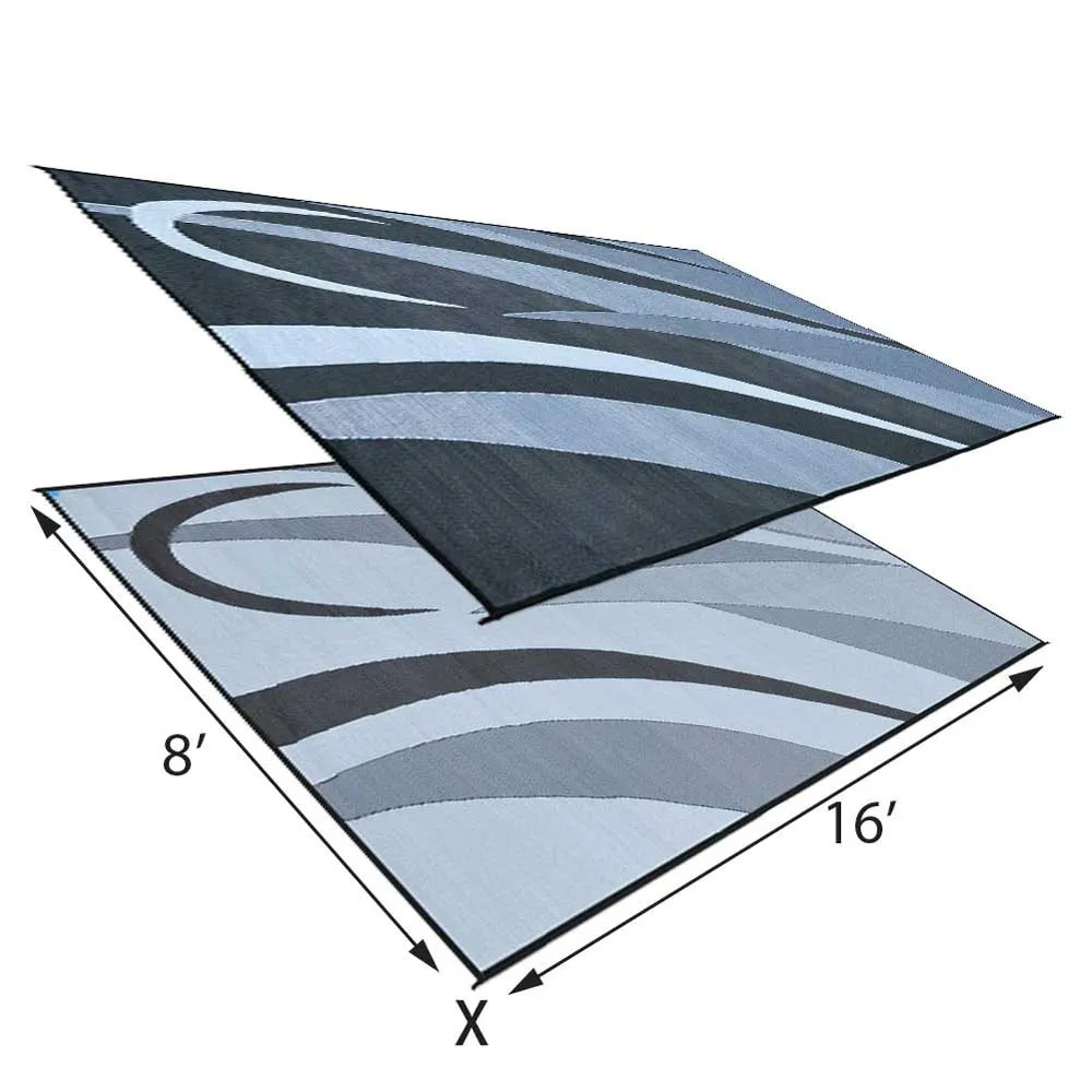 Stylish Camping Graphic Gc1 Matta, Black / silver, 2.43 x 6m
