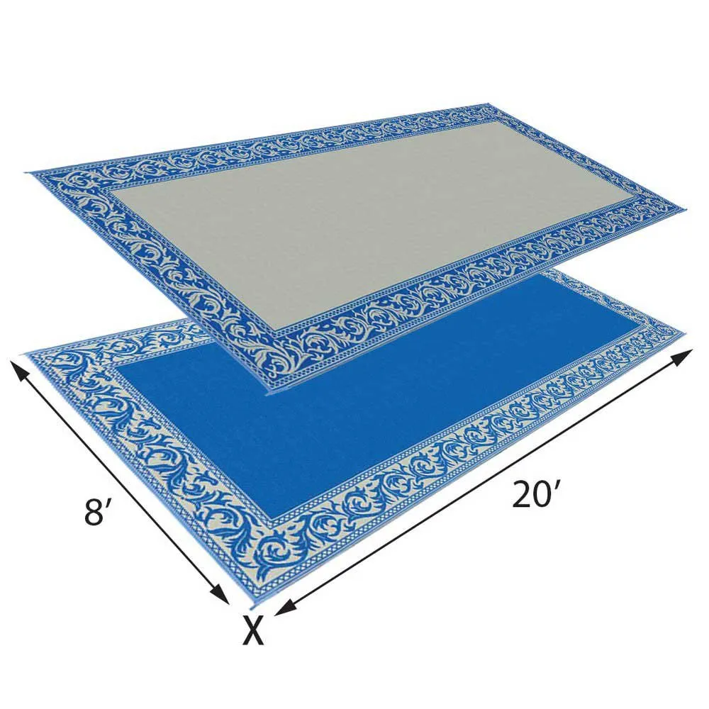 Stylish Camping Rc3 Matta, Blue / beige, 2.43 x 6m