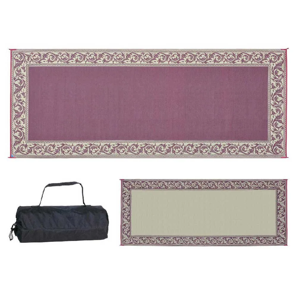 Stylish Camping Rc5 Matta, Burgundy / beige, 2.43 x 6m