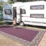 Stylish Camping Rc5 Matta, Burgundy / beige, 2.43 x 6m