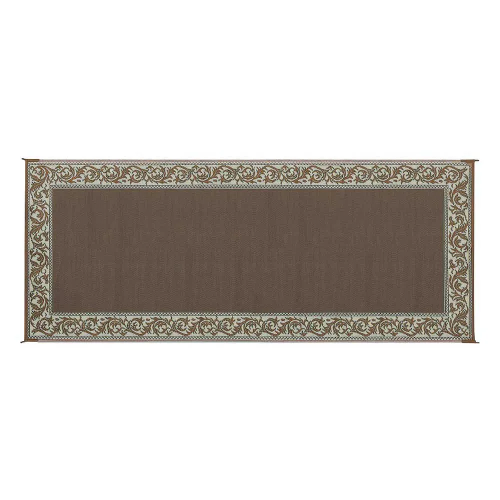 Stylish Camping Rc7 Matta, Burgundy / beige, 2.43 x 6m