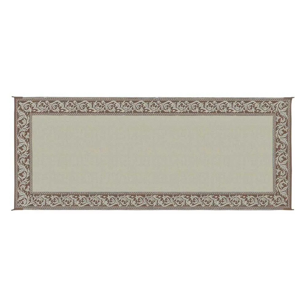 Stylish Camping Rc7 Matta, Burgundy / beige, 2.43 x 6m