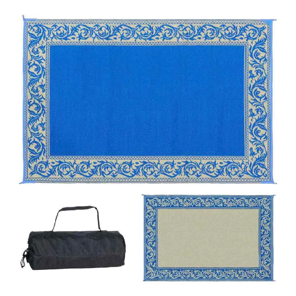 Stylish Camping Rd3 Matta, Blue / beige, 1.82 x 2.74m